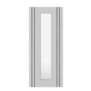 Deanta Flush Light Grey Ash Vertical Inlay FD30 Option 10 Wired Glaze Certifire CF5740 FSC