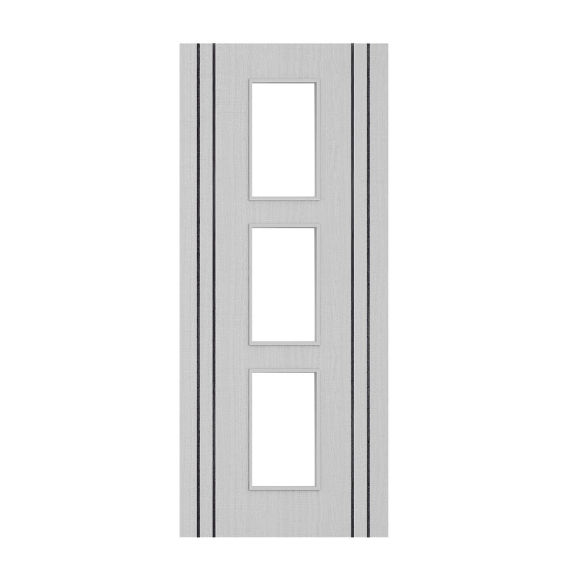 Deanta Flush Light Grey Ash Vertical Inlay Option 11 Standard Glaze FSC