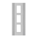 Deanta Flush Light Grey Ash Vertical Inlay FD30 Option 11 30M Clear Glaze Certifire CF5740 FSC