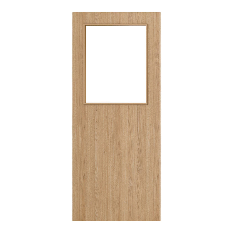 Deanta Flush Prefinished Oak FD30 Option 01 30M Clear Glaze Certifire CF5740 FSC