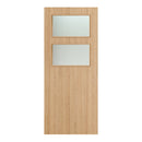 Deanta Flush Prefinished Oak FD30 Option 02 30M Satin Glaze Certifire CF5740 FSC