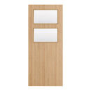 Deanta Flush Prefinished Oak FD30 Option 02 Wired Glaze Certifire CF5740 FSC