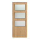 Deanta Flush Prefinished Oak FD30 Option 03 30M Satin Glaze Certifire CF5740 FSC