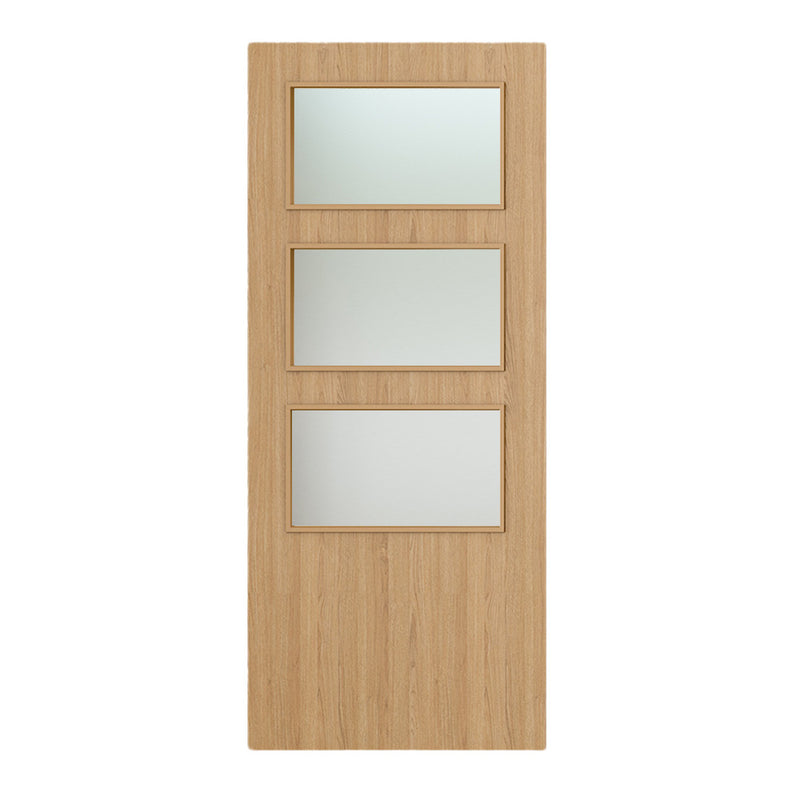 Deanta Flush Prefinished Oak FD30 Option 03 30M Satin Glaze Certifire CF5740 FSC