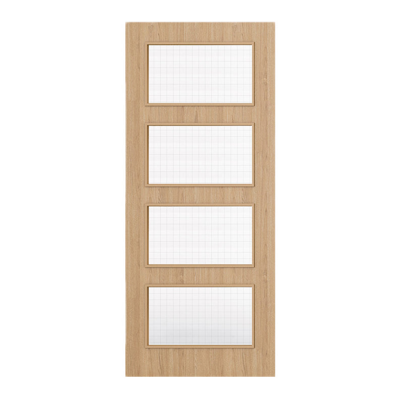 Deanta Flush Prefinished Oak FD30 Option 04 Wired Glaze Certifire CF5740 FSC