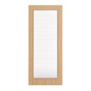 Deanta Flush Prefinished Oak FD30 Option 05 Wired Glaze Certifire CF5740 FSC