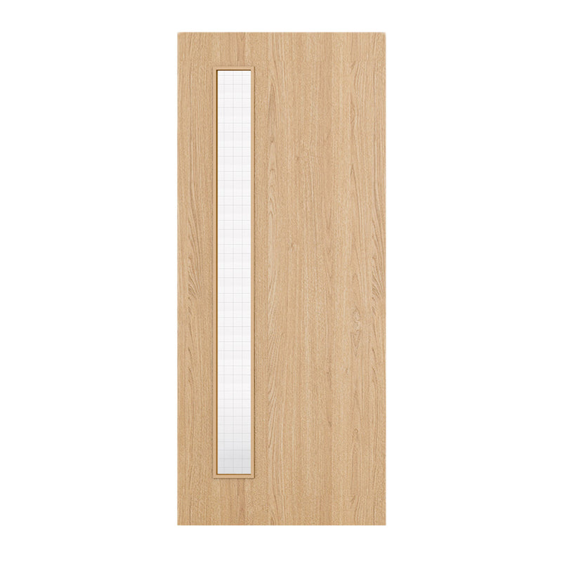 Deanta Flush Prefinished Oak FD30 Option 06 Wired Glaze Certifire CF5740 FSC