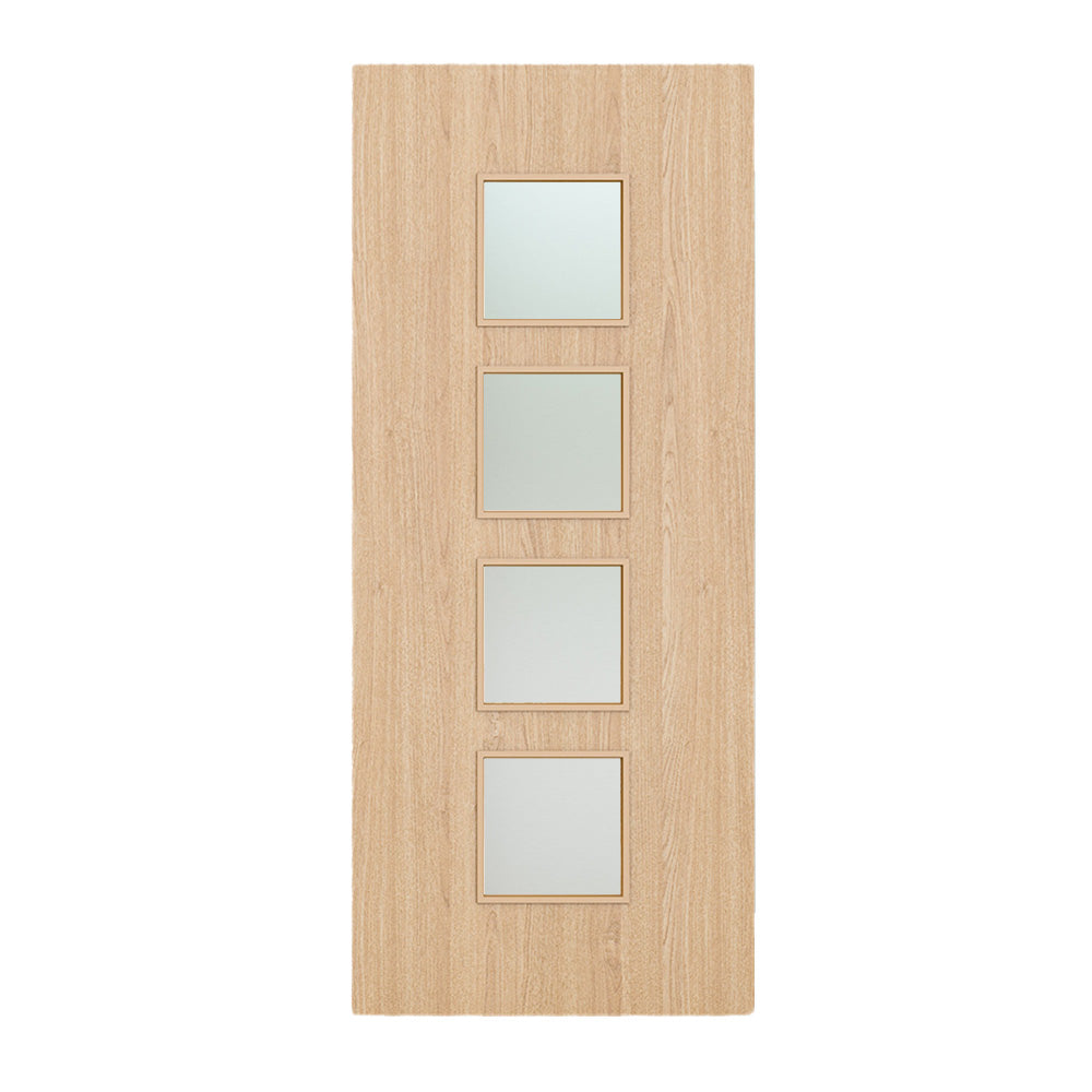 Deanta Flush Prefinished Oak FD30 Option 09 30M Satin Glaze Certifire CF5740 FSC