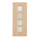 Deanta Flush Prefinished Oak FD30 Option 09 30M Satin Glaze Certifire CF5740 FSC