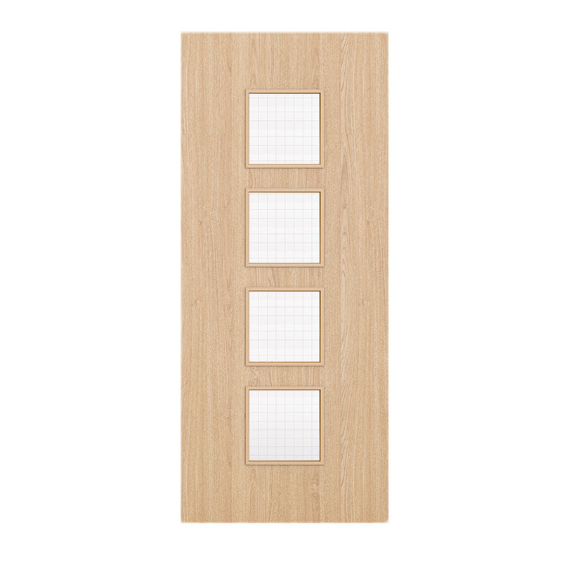 Deanta Flush Prefinished Oak FD30 Option 09 Wired Glaze Certifire CF5740 FSC