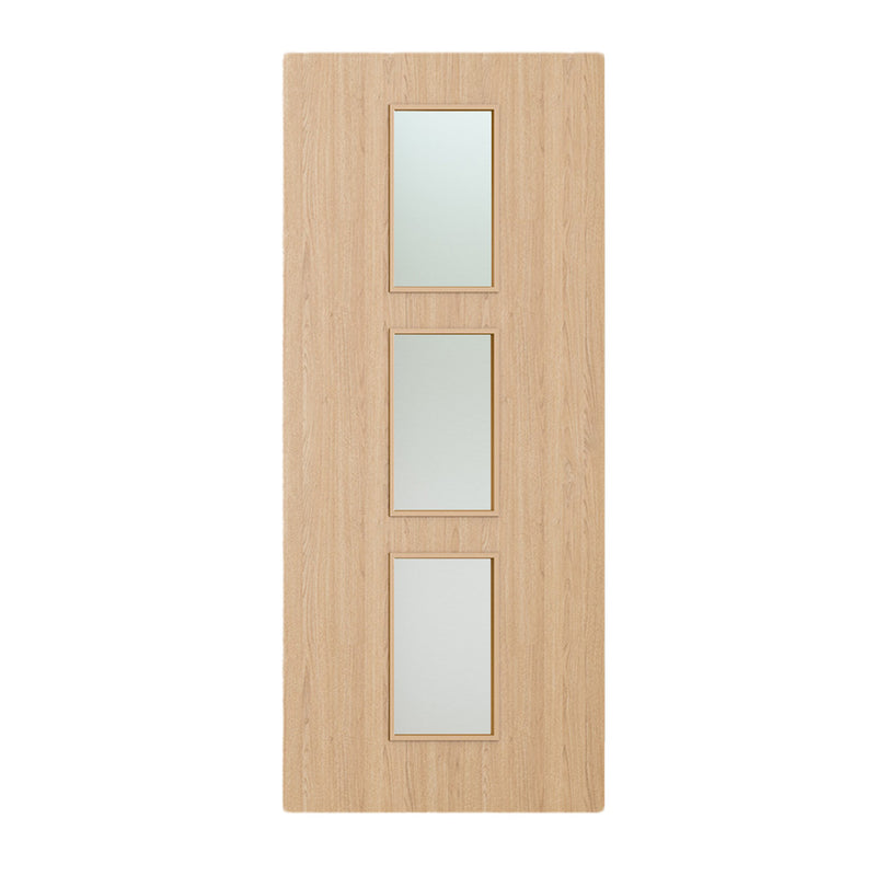 Deanta Flush Prefinished Oak FD30 Option 11 30M Satin Glaze Certifire CF5740 FSC