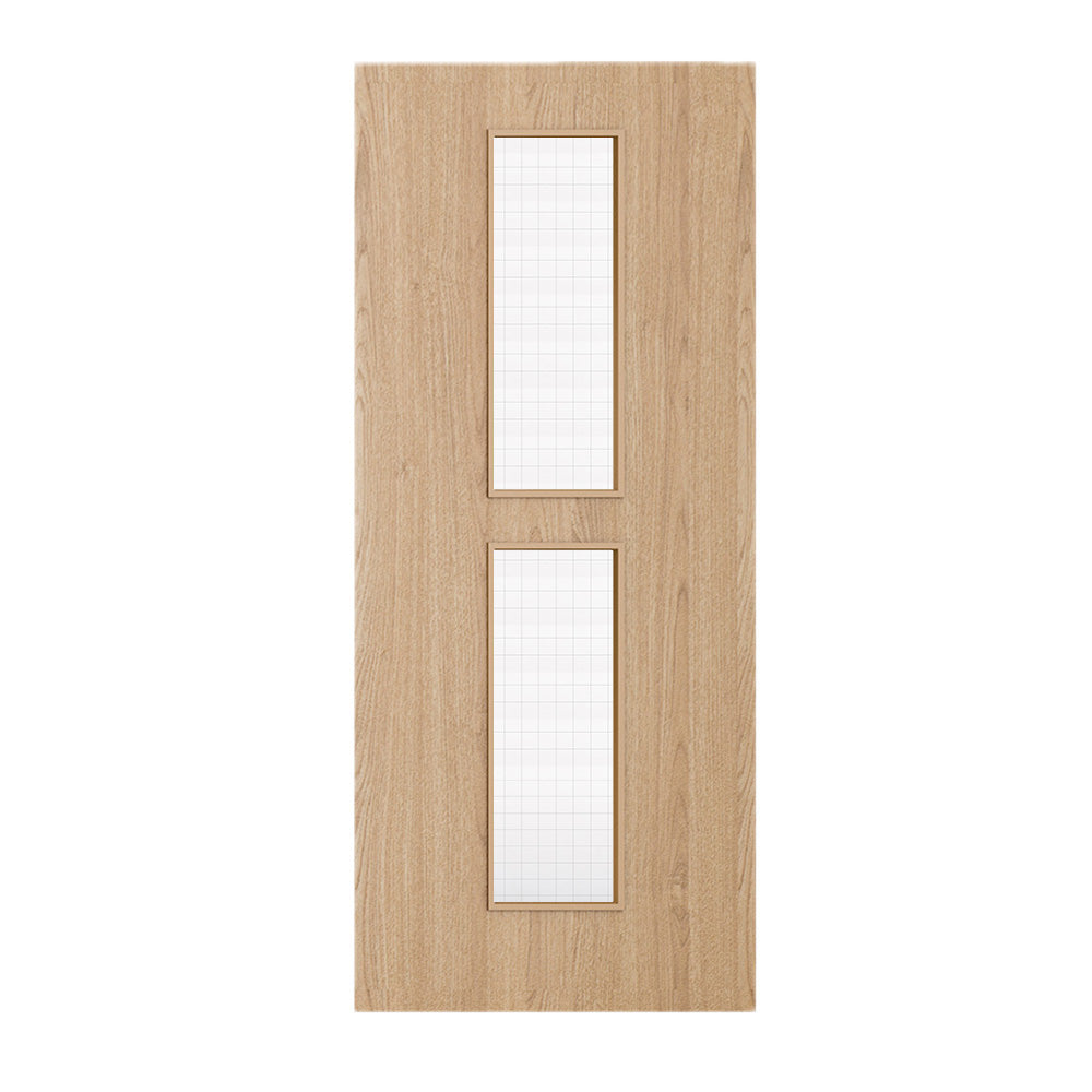 Deanta Flush Prefinished Oak FD30 Option 12 Wired Glaze Certifire CF5740 FSC