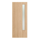Deanta Flush Prefinished Oak FD30 Option 13 30M Satin Glaze Certifire CF5740 FSC