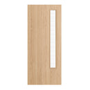 Deanta Flush Prefinished Oak FD30 Option 13 Wired Glaze Certifire CF5740 FSC