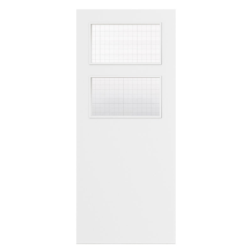 Deanta Flush White Primed FD30 Option 02 Wired Glaze Certifire CF5740