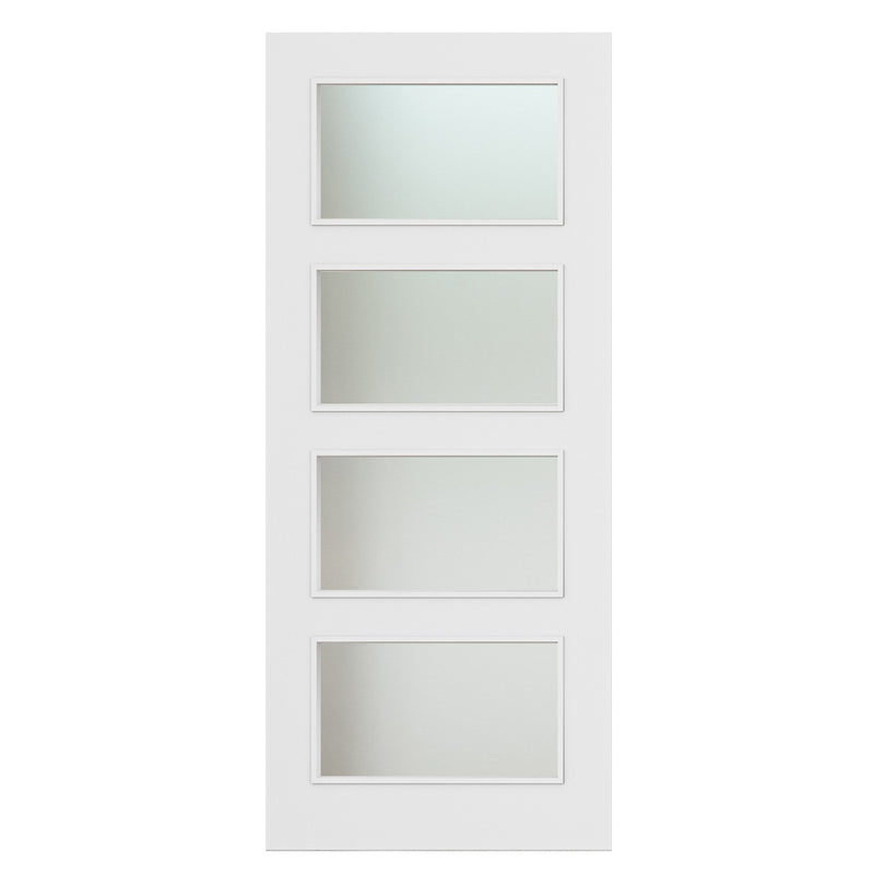 Deanta Flush White Primed Option 04 Satin Glaze