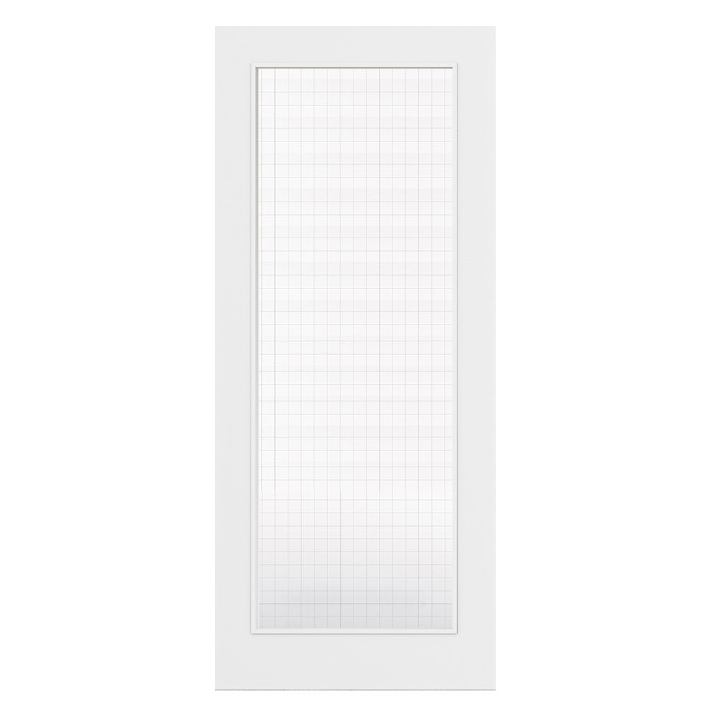 Deanta Flush White Primed FD30 Option 05 Wired Glaze Certifire CF5740
