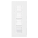 Deanta Flush White Primed FD30 Option 09 Wired Glaze Certifire CF5740