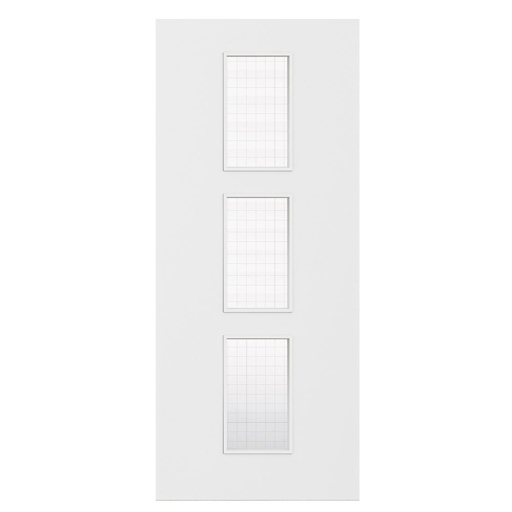 Deanta Flush White Primed FD30 Option 11 Wired Glaze Certifire CF5740
