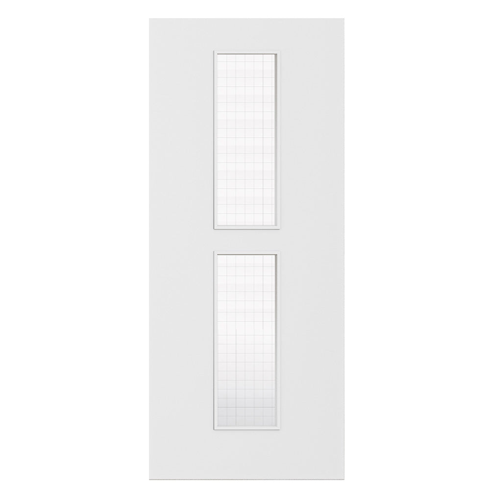 Deanta Flush White Primed FD30 Option 12 Wired Glaze Certifire CF5740