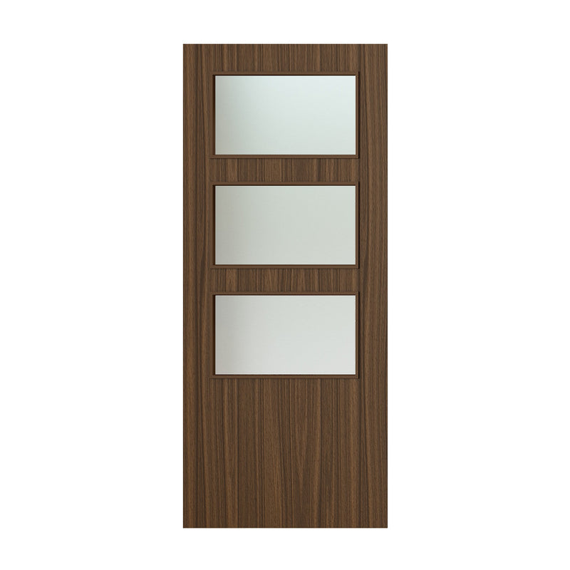 Deanta Flush Prefinished Walnut FD30 Option 03 30M Satin Glaze Certifire CF5740 FSC