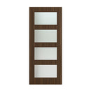 Deanta Flush Prefinished Walnut FD30 Option 04 30M Satin Glaze Certifire CF5740 FSC