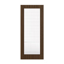 Deanta Flush Prefinished Walnut FD30 Option 05 Wired Glaze Certifire CF5740 FSC