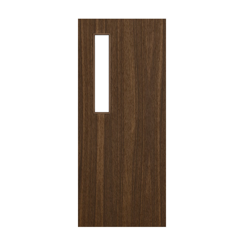 Deanta Flush Prefinished Walnut FD30 Option 08 30M Clear Glaze Certifire CF5740 FSC