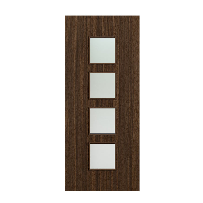 Deanta Flush Prefinished Walnut Option 09 Satin Glaze FSC