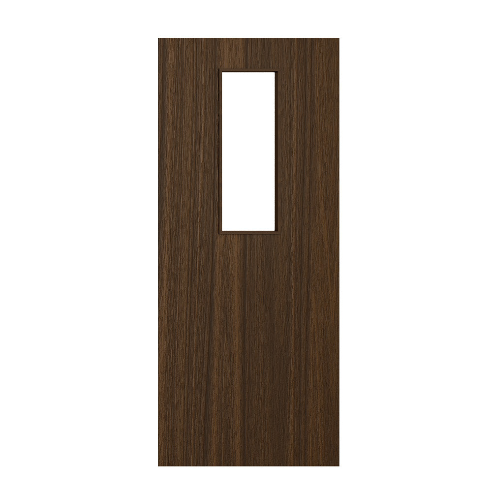 Deanta Flush Prefinished Walnut FD30 Option 14 30M Clear Glaze Certifire CF5740 FSC
