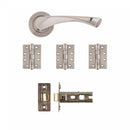 Deanta Fortuna Latch Kit (Satin Chrome)