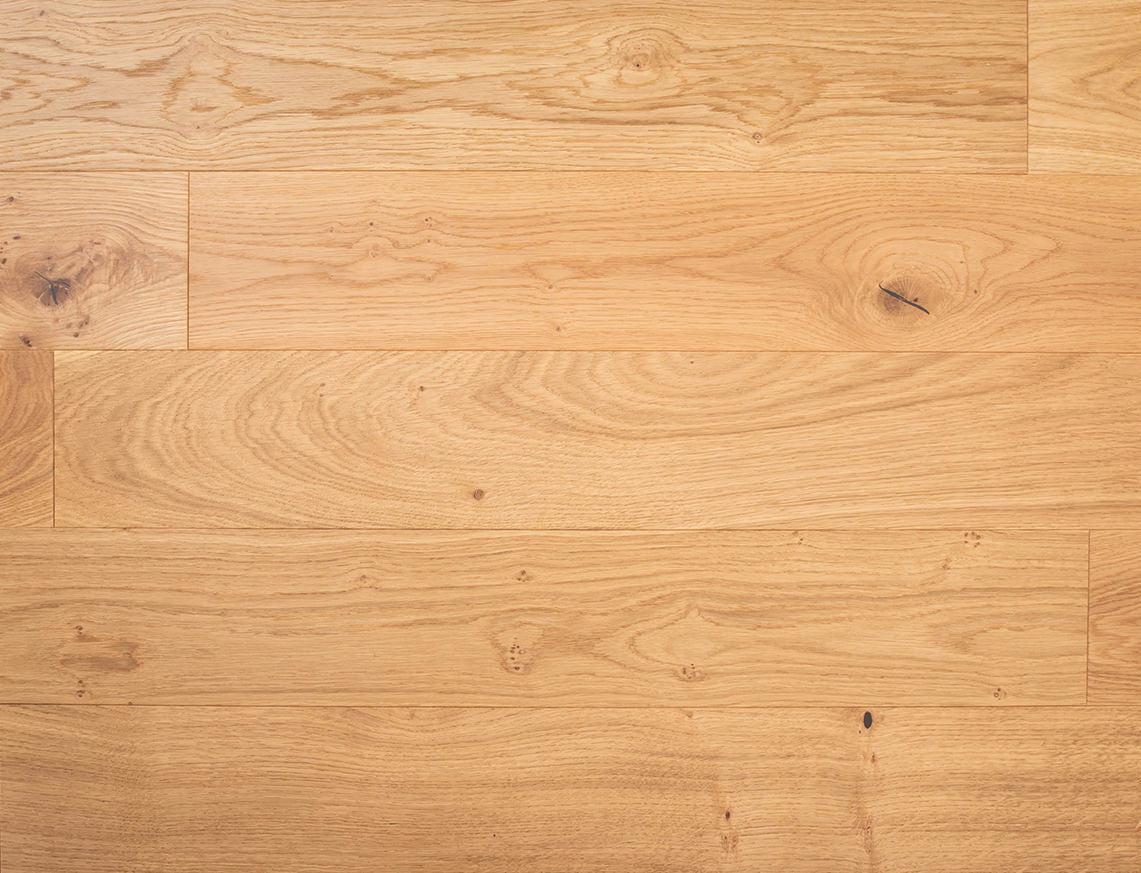 Hampstead Oak Natural Brushed Plank Engineered Wood Flooring | UV Oiled | 125 x 300-1200 x 10/2.5mm