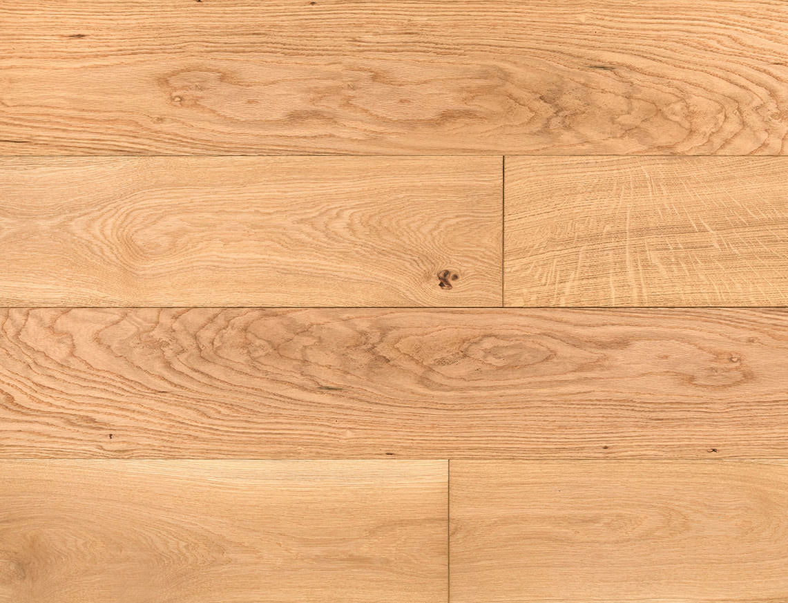 Hamsterley Oak Natural Brushed Plank Engineered Wood Flooring | UV Oiled | 190 x 1900 x 20/6mm