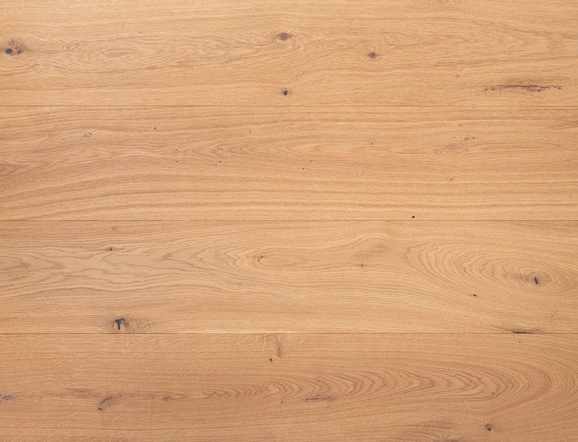 Heaton Oak Natural Brushed Plank Engineered Wood Flooring | UV Oiled | 180 x 1200 x 14/3mm