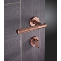 LPD Lugano Satin Copper Privacy Hardware Pack