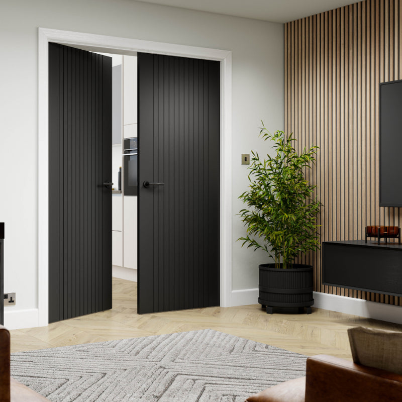 JB Kind Aria Black Internal Fire Door Internal door