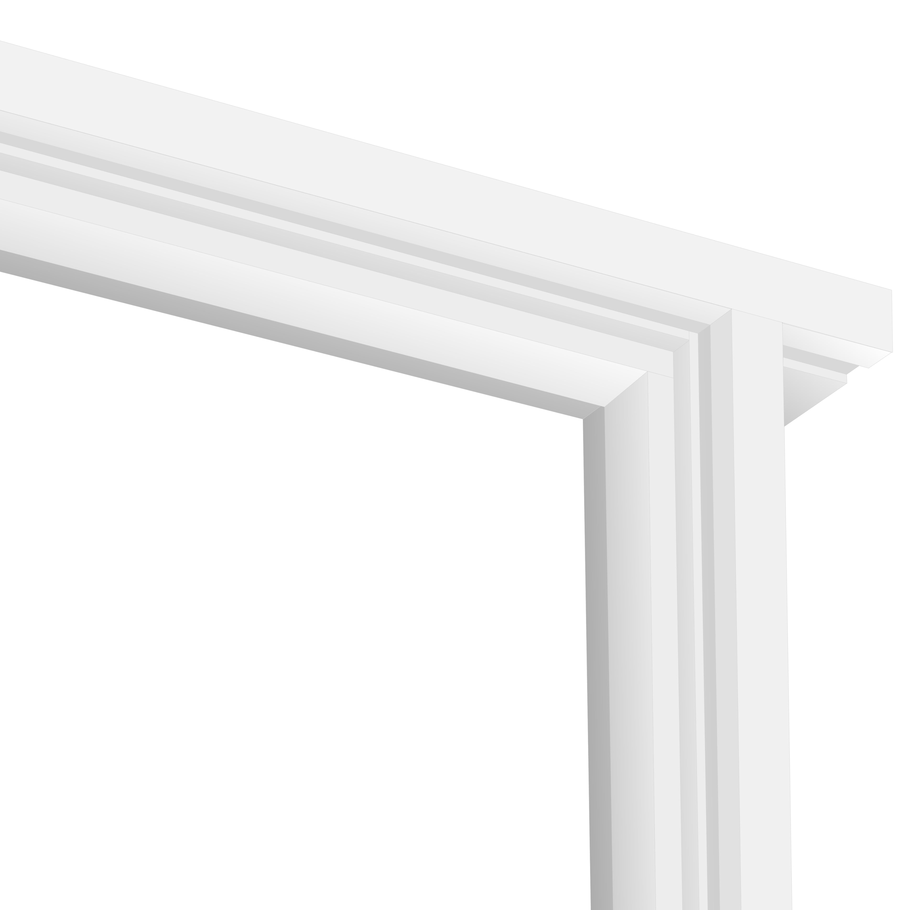 JB Kind Universal White Primed Fire Door Lining Set