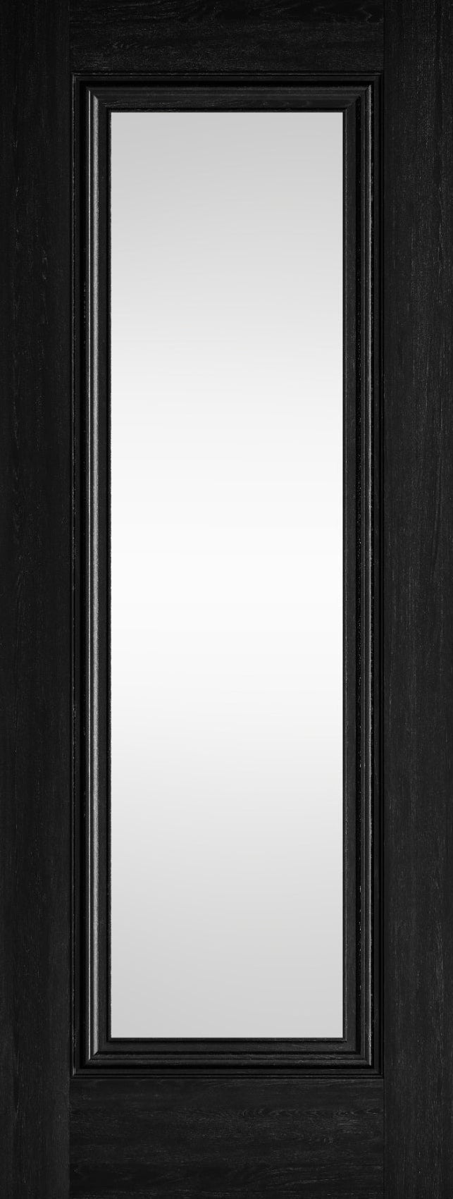 JB Kind Haddon Black Glazed Laminate Internal Door