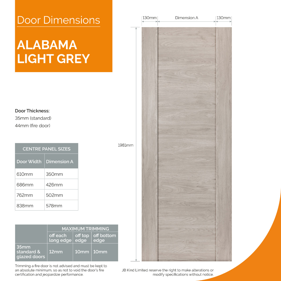 JB Kind Alabama Fumo Fire Door