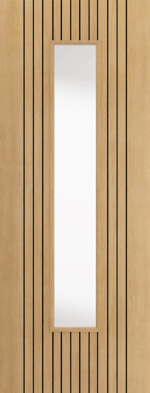 JB Kind Aria Oak Glazed Internal Door