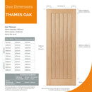 JB Kind River Oak Thames Fire Door