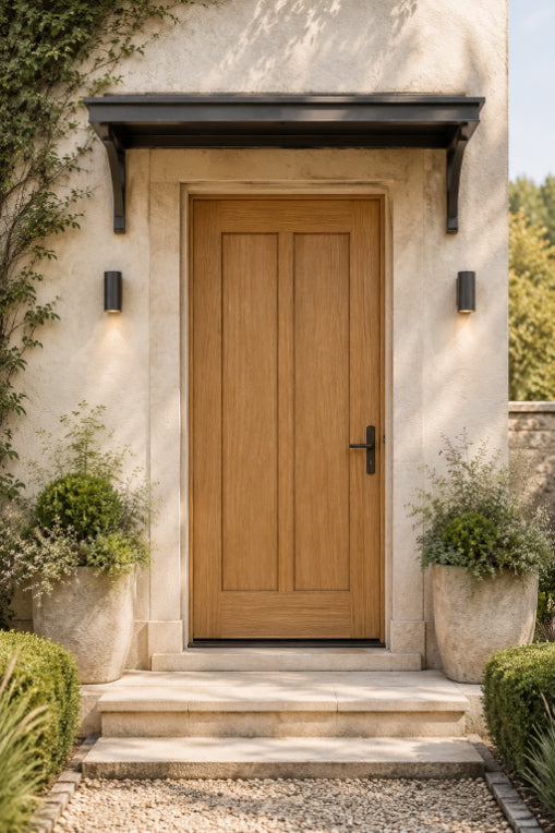 Joinery External Solid Oak 2 Panel Door