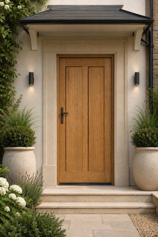 Joinery External Solid Oak 2 Panel Door