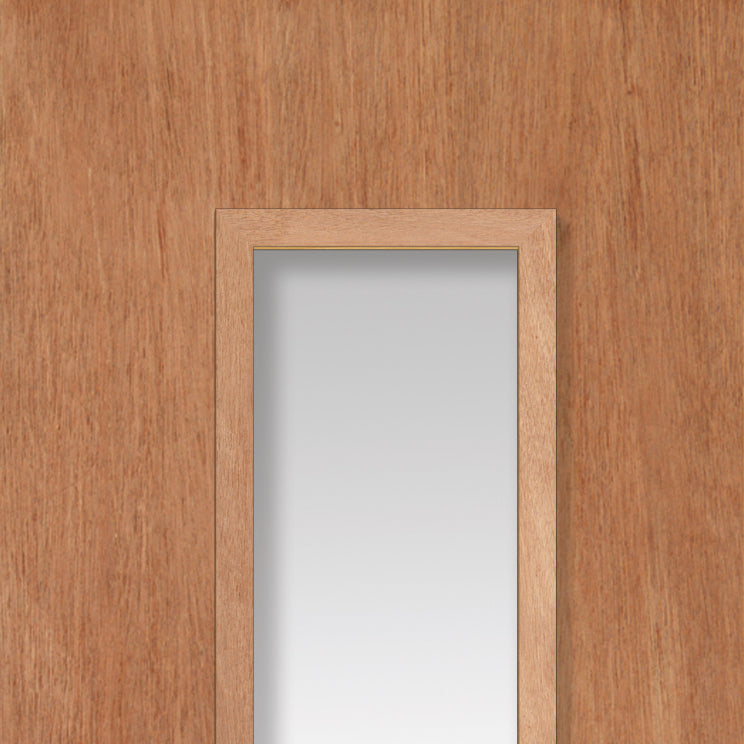 JB Kind Paint Grade Internal Fire Door with 2 Glazed Openings