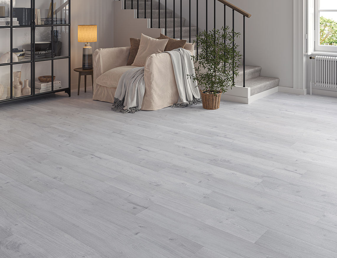 VarioClic 8mm Rio Soft Grey Plank Laminate Flooring | 193 x 1204 x 8mm
