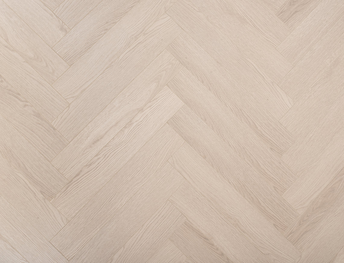 Oakleigh Deluxe 12mm Helmsley Smoky Grey Textured Herringbone Laminate Flooring | 100 x 600 x 12mm