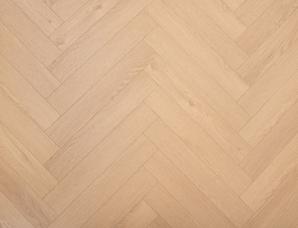 Oakleigh Deluxe 12mm Ripley Soft Brown Textured Herringbone Laminate Flooring | 100 x 600 x 12mm