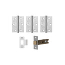 LPD Hinge & Latch Pack Polished Chrome