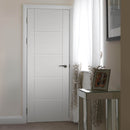 JB Kind Tigris White Primed Internal Door