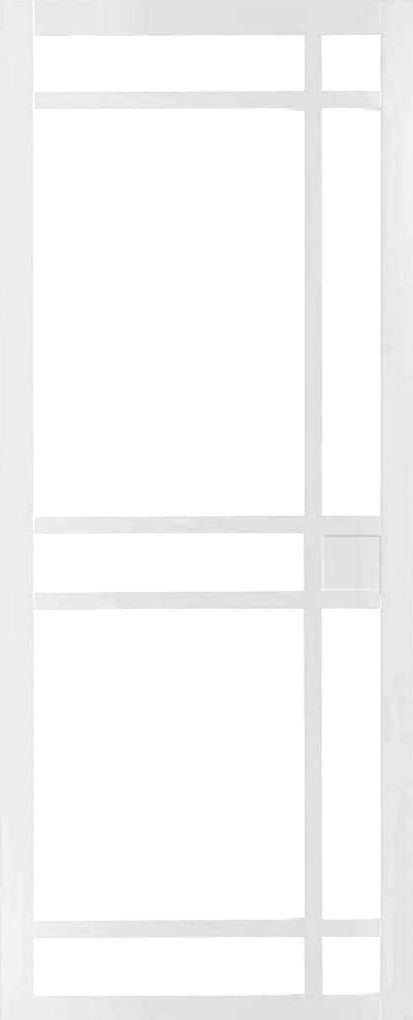 Handmade Eco Urban Leith 9 Pane Door DD6316SG Frosted Glass Cloud White Premium Primed
